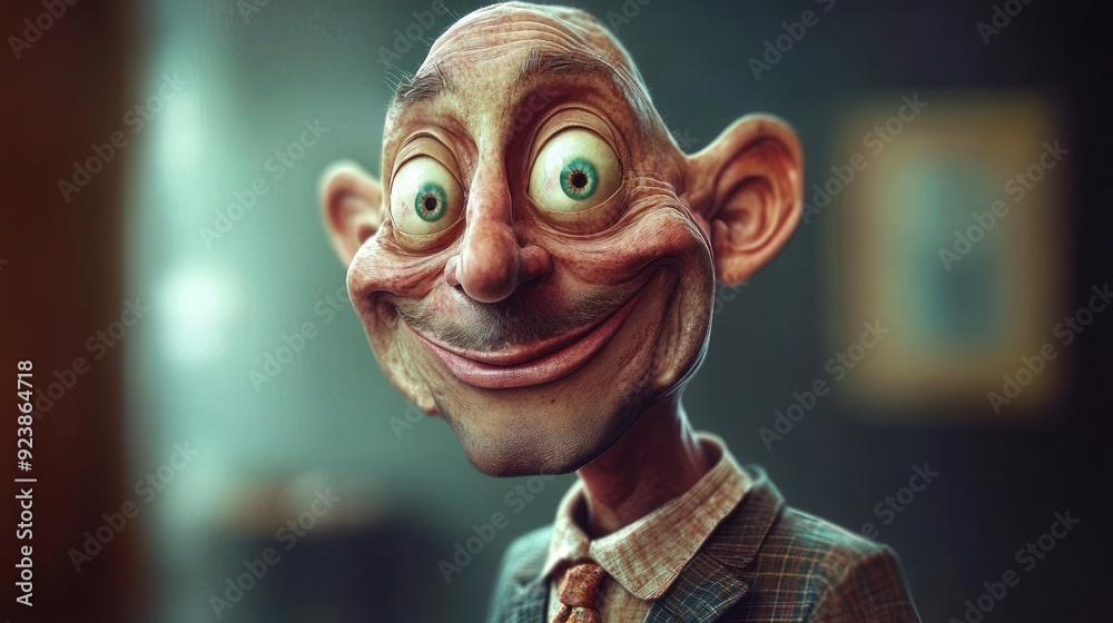 A Portrait of a Hilarious Cartoon Character A Portrait of a Hilarious Cartoon Character