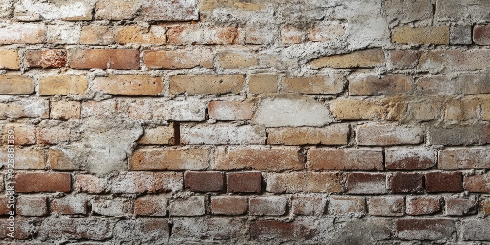Exposed brick wall background , ai Exposed brick wall background , ai