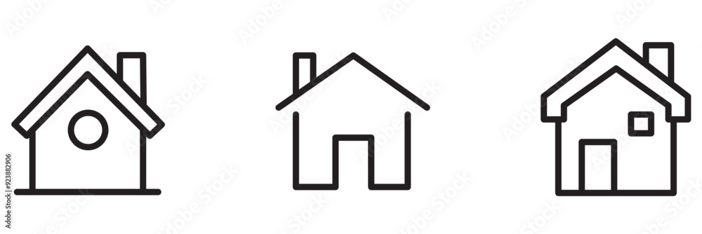home icon set home icon set