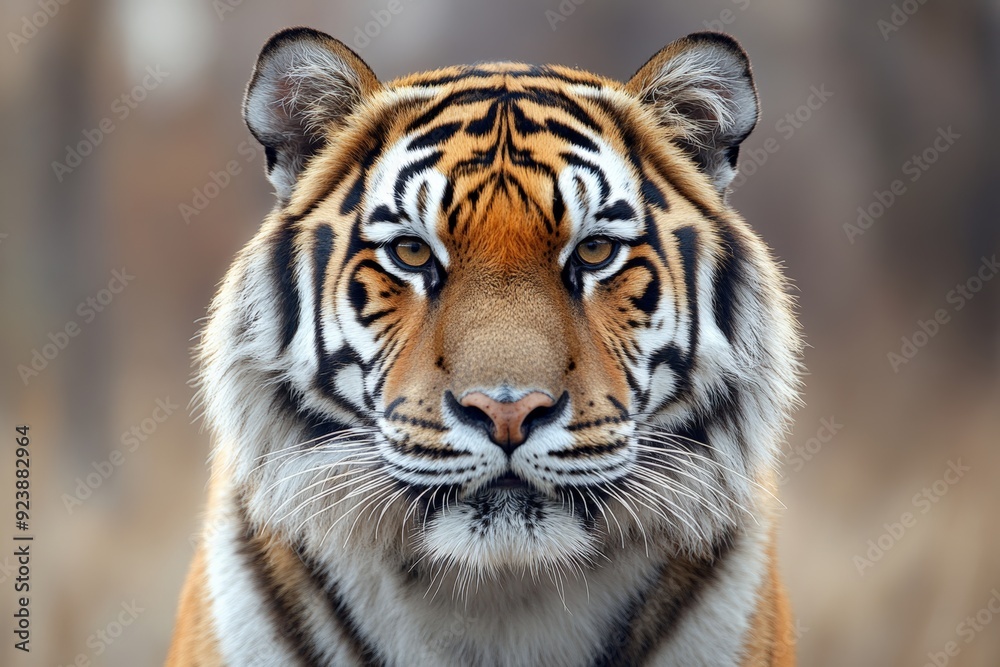 Majestic tiger laying down in its natural habitat, exuding power and grace with its intense gaze and stunning stripes. Majestic tiger laying down in its natural habitat, exuding power and grace with its intense gaze and stunning stripes.