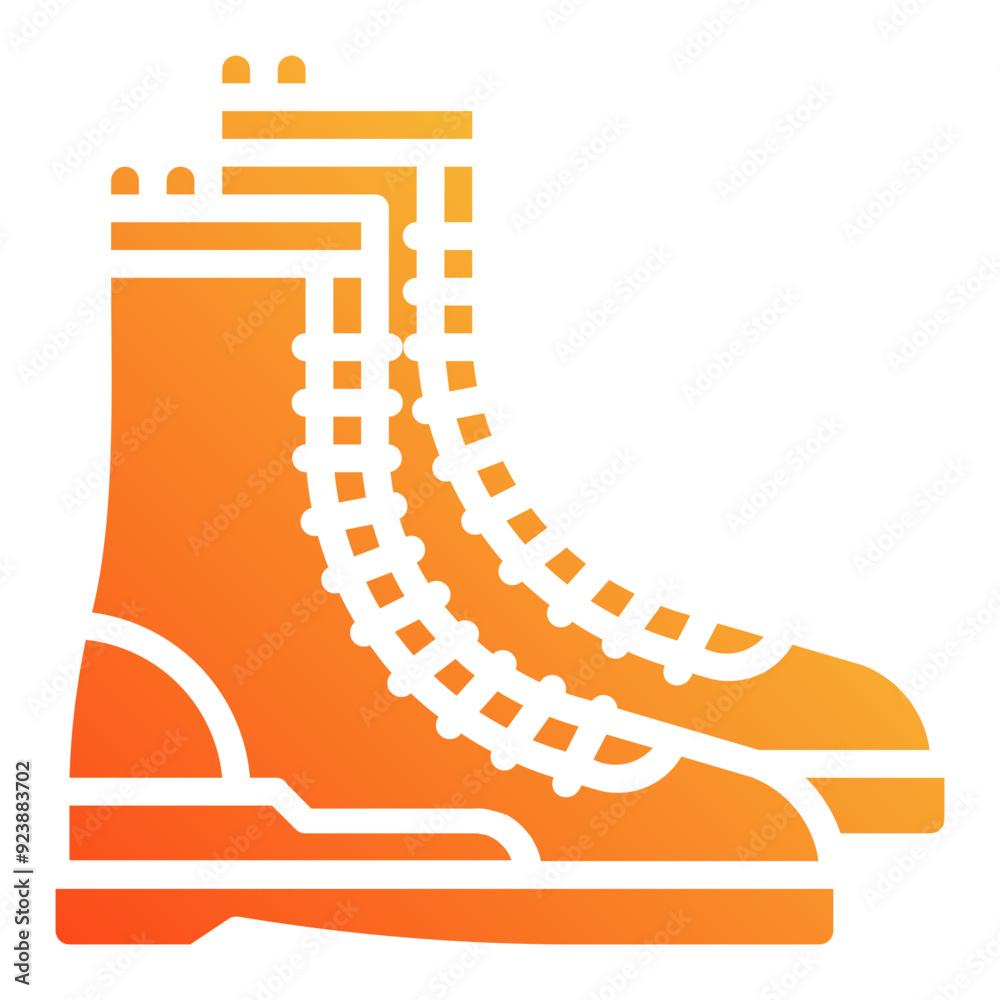 boots. vector single icon with a solid gradient style. suitable for any purpose. for example: website design, mobile app design, logo, etc. boots. vector single icon with a solid gradient style. suitable for any purpose. for example: website design, mobile app design, logo, etc.