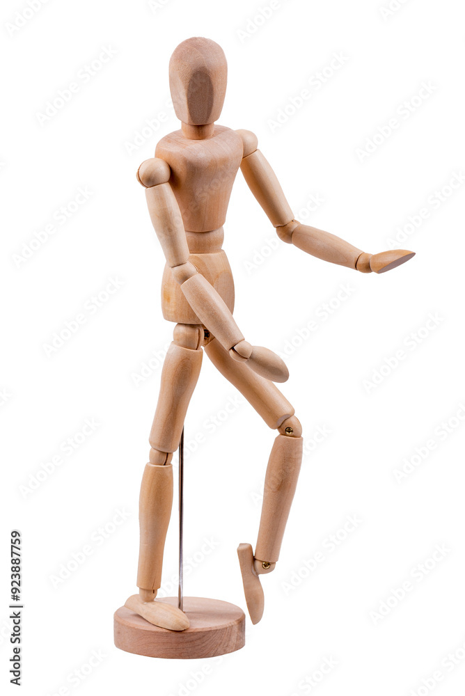 wooden mannequin isolated on white or transparent background wooden mannequin isolated on white or transparent background