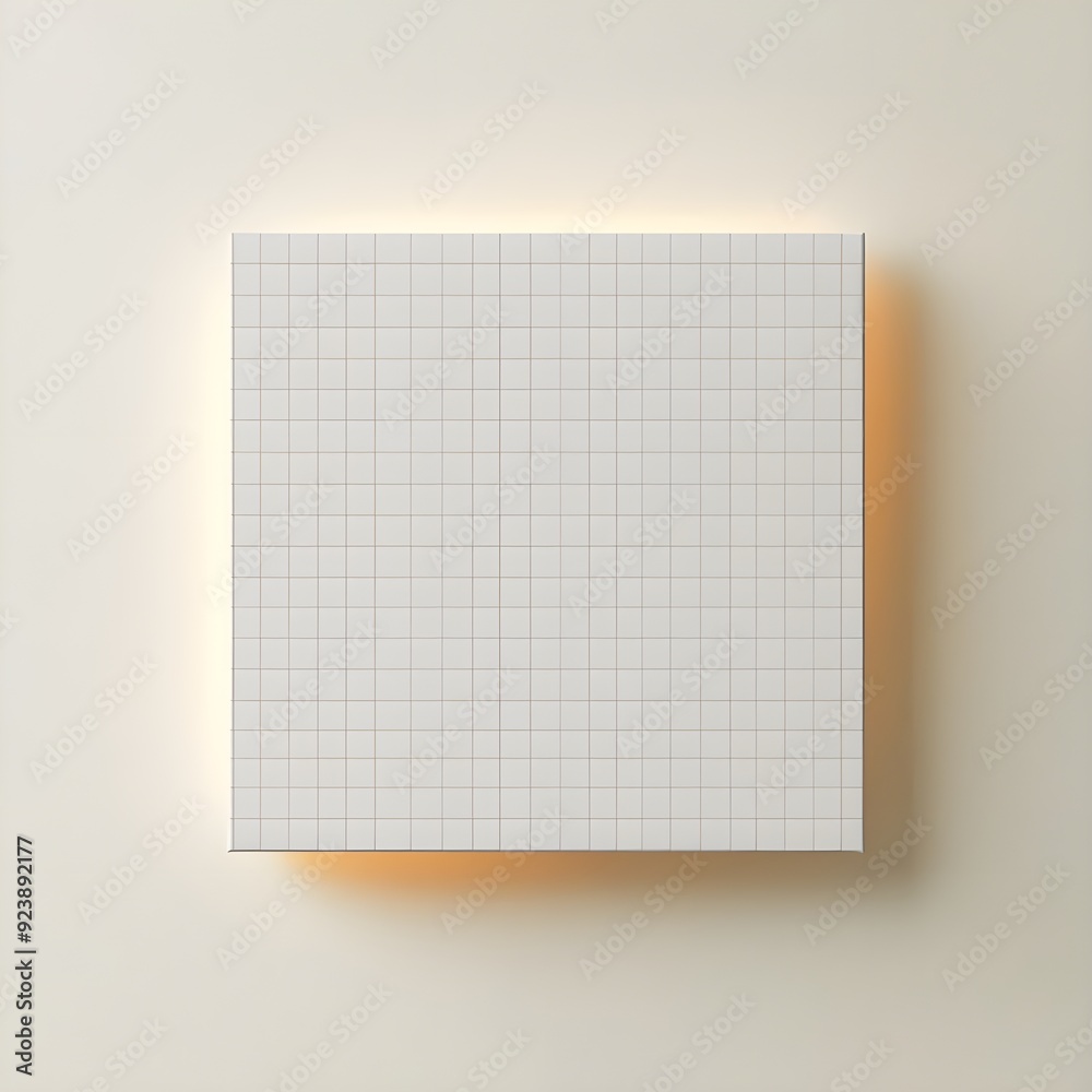 A blank notebook and sheet of paper with open pages A blank notebook and sheet of paper with open pages