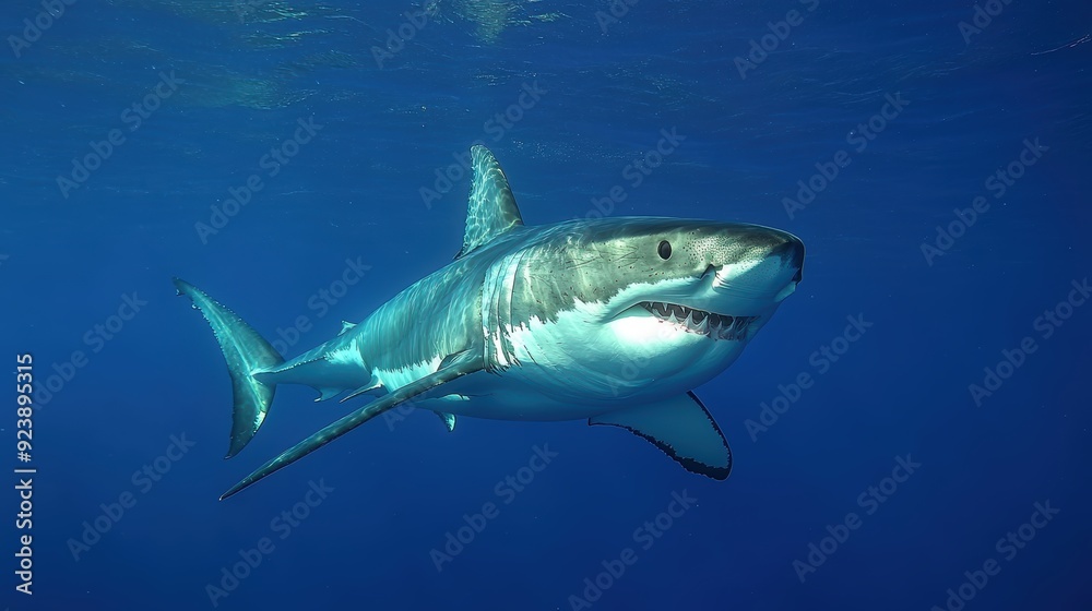 Fototapeta premium great white shark