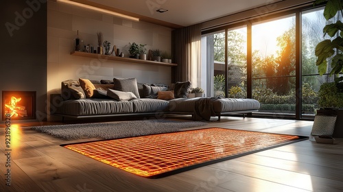 Integrating electric heating mats beneath tiles to provide warmth and comfort, with careful installation to ensure efficient heat distribution.