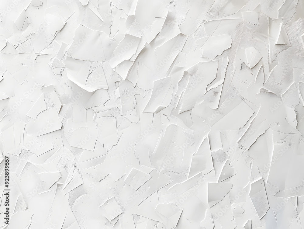 White abstract background with shadows with copy space. Neural network AI generated art