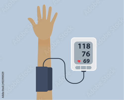 Tonometer for blood pressure measurement