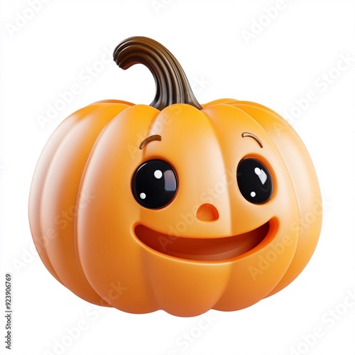 Wallpaper Mural 3D Cartoon Cute Funny Halloween Pumpkin Torontodigital.ca