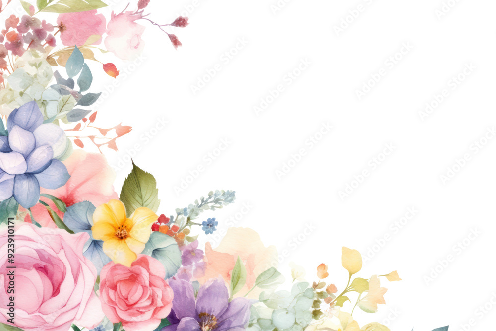 PNG Bouquet border frame painting pattern flower. PNG Bouquet border frame painting pattern flower.