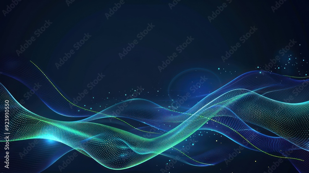 Abstract Digital Wave Background Abstract Digital Wave Background