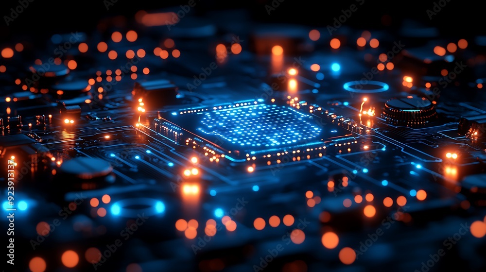 Abstract electronic circuit, tech digital background, computing system connectivity design Abstract electronic circuit, tech digital background, computing system connectivity design