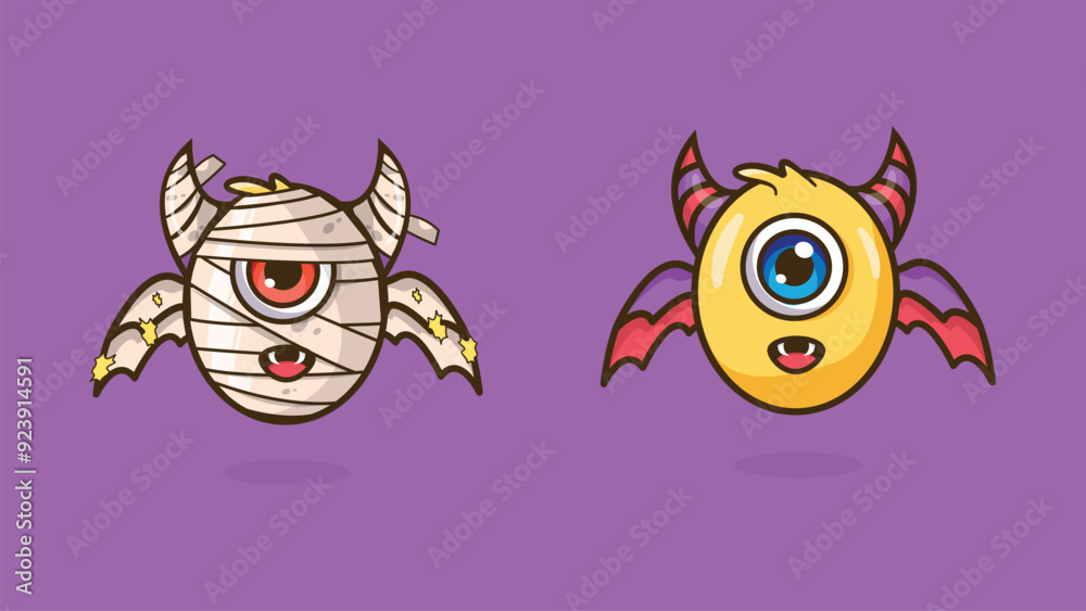 Fototapeta premium two monsters