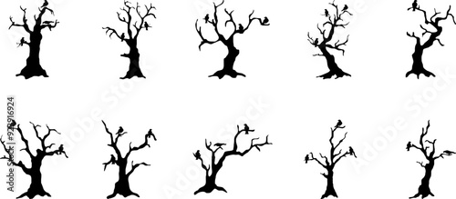 Halloween Dead Tree Silhouette
