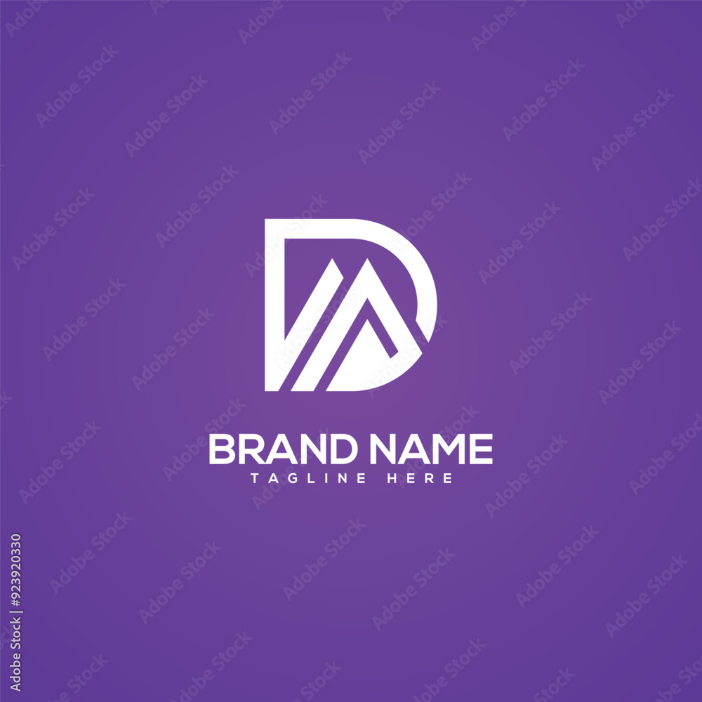 Minimal Monogram Letter DM MD Icon Logo. Initial Based Vector Template. Minimal Monogram Letter DM MD Icon Logo. Initial Based Vector Template.