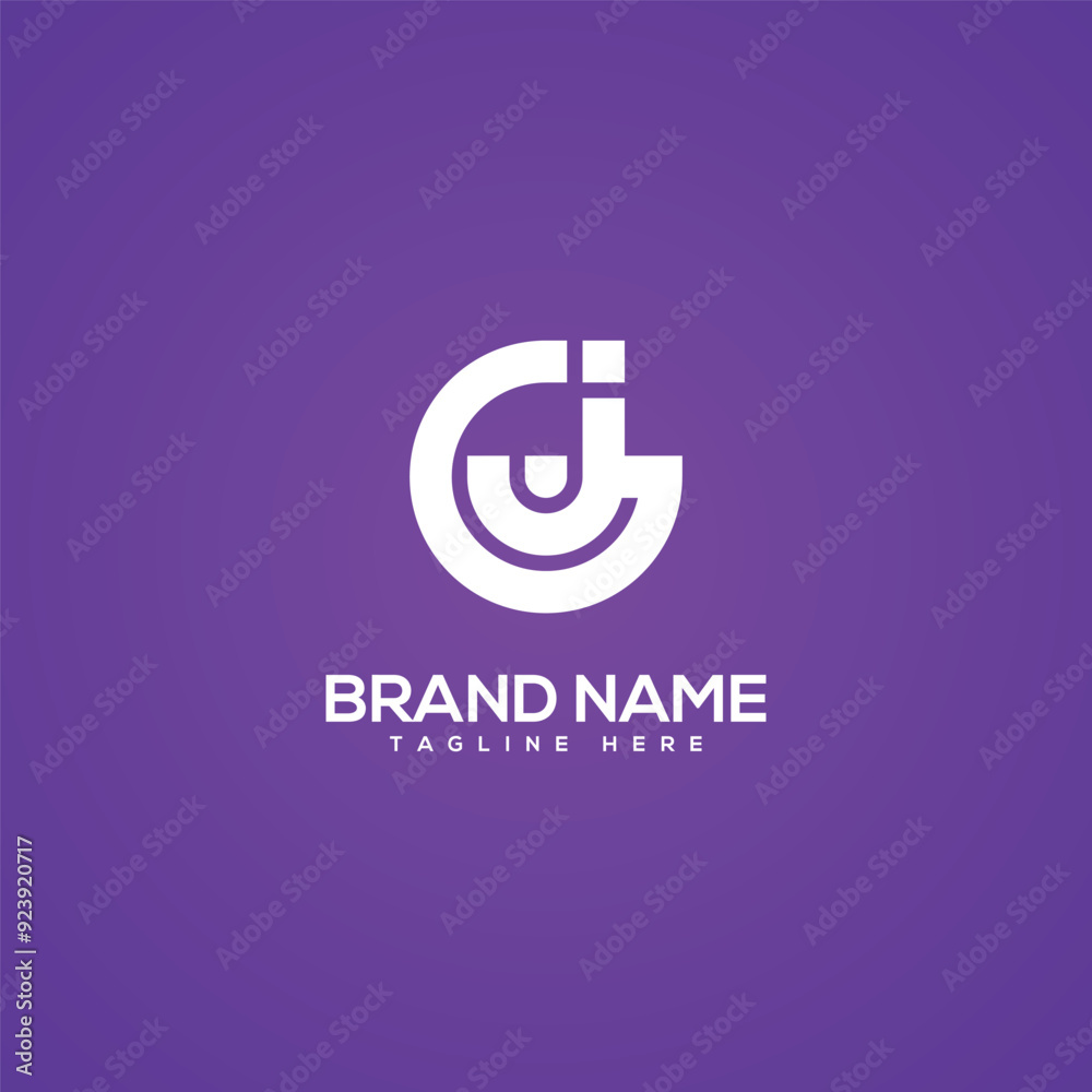 Minimal Monogram Letter GJ JG Icon Logo. Initial Based Vector Template. Minimal Monogram Letter GJ JG Icon Logo. Initial Based Vector Template.