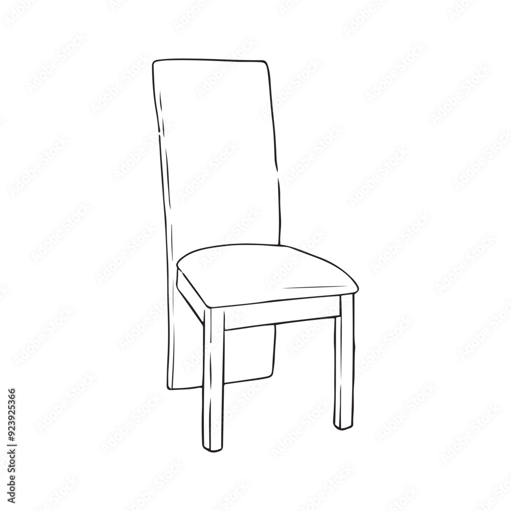 Hand Drawn Chair Drawing Illustration Hand Drawn Chair Drawing Illustration
