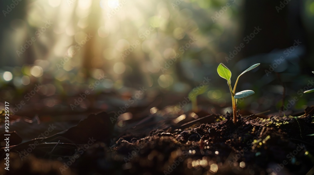 A Young Sprout Reaching for the Sun A Young Sprout Reaching for the Sun