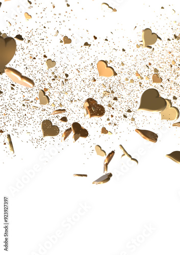 hearts isolated on transpar...