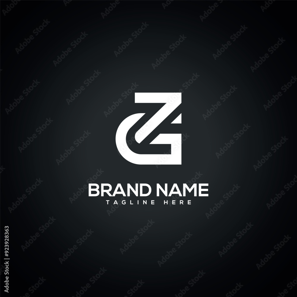 GZ ZG Alphabet Letter logo design. Initial Vector Symbol. GZ ZG Alphabet Letter logo design. Initial Vector Symbol.