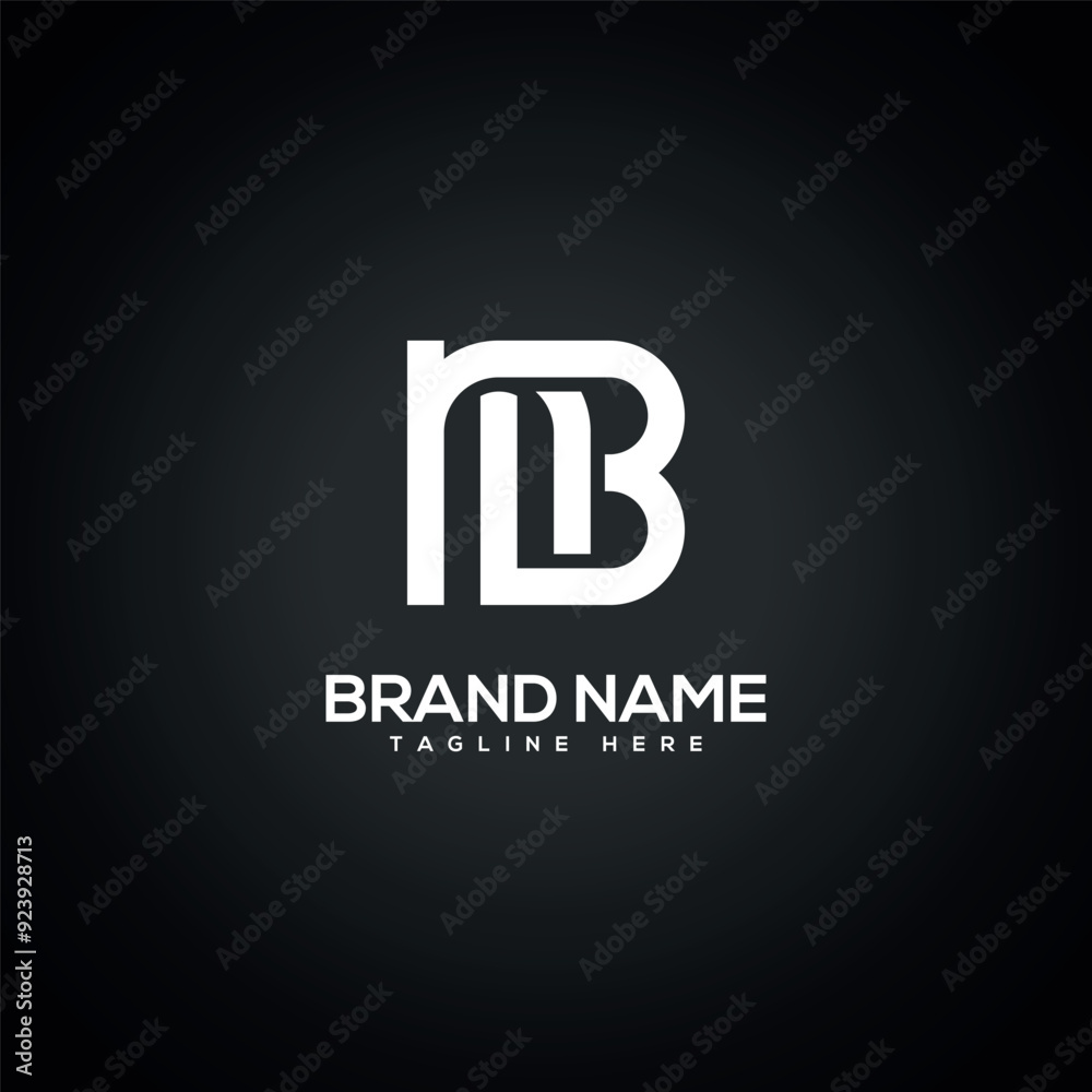 NB BN Alphabet Letter logo design. Initial Vector Symbol. NB BN Alphabet Letter logo design. Initial Vector Symbol.