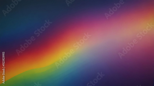 Rainbow gradient with bright and bold colors