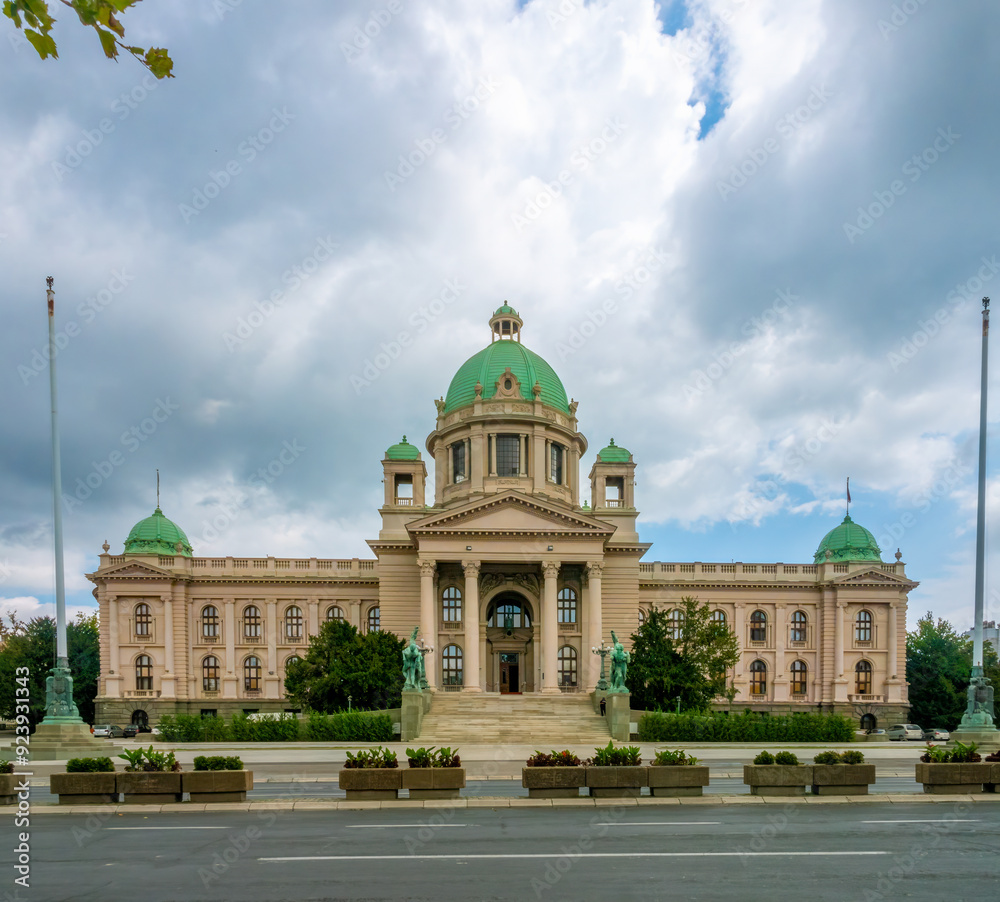 Fototapeta premium House of the National Assembly, Belgrade, Serbia