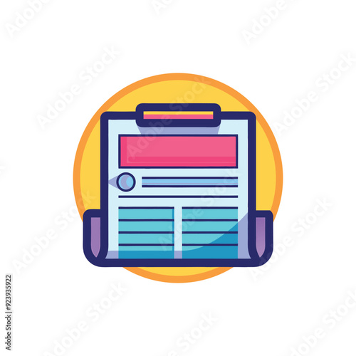 A document icon with lines for detailed information