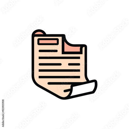 A document icon with lines for detailed information