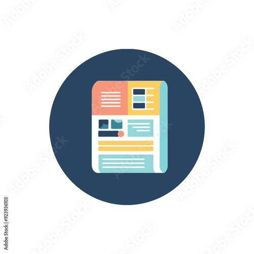 A document icon with lines for detailed information