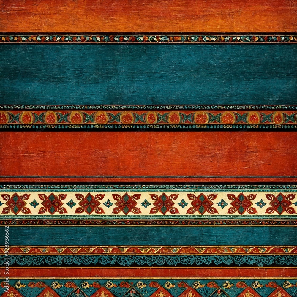 A vibrant rug featuring an intricate design, ideal for home decor or event decoration A vibrant rug featuring an intricate design, ideal for home decor or event decoration