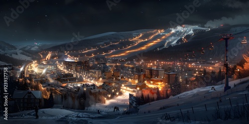 City skyline during the night
