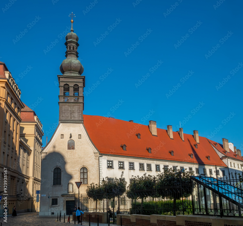 Obraz premium Streets of the old city center of Bratislava, Slovakia