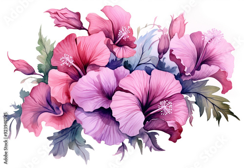 flower isolated generated by AI technology