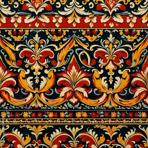 Vibrant red, blue, and yellow flowers arranged together