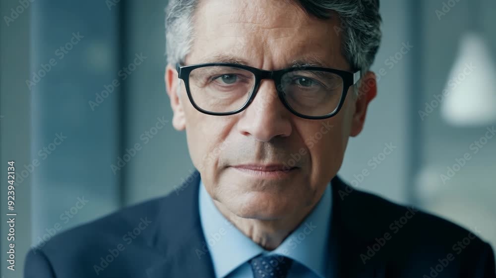 Professional Middle-Aged Businessman in Formal Attire Professional Middle-Aged Businessman in Formal Attire