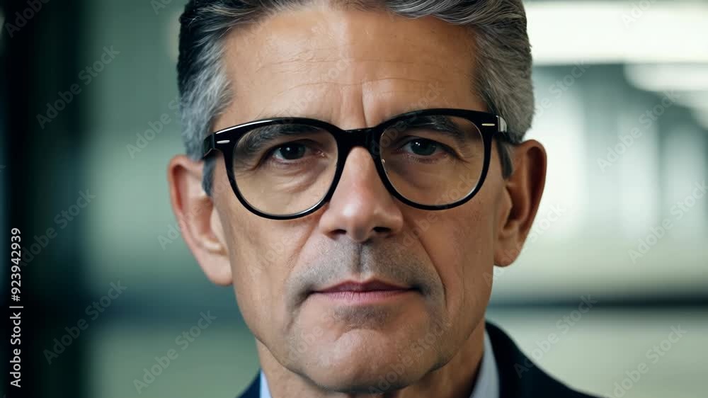 Portrait of Confident Middle-Aged Business Executive Portrait of Confident Middle-Aged Business Executive