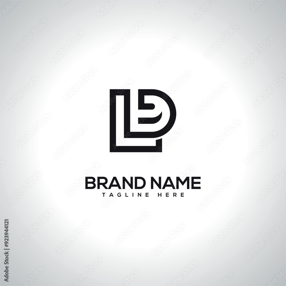 LD DL Abstract Unique Letter Logo Design. Initial Vector Symbol. LD DL Abstract Unique Letter Logo Design. Initial Vector Symbol.