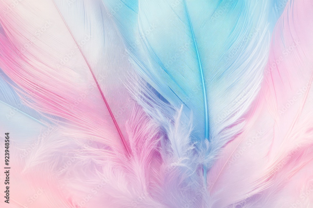pastel colour feather abstract background , ai pastel colour feather abstract background , ai