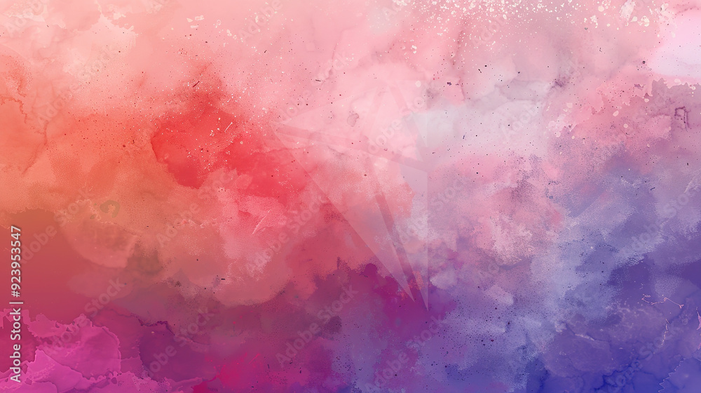Obraz premium Vibrant Color Gradient Rendering Showcases a Dreamy Watercolor Texture Background, Perfect for Creative Design Concepts and Artistic Expressions