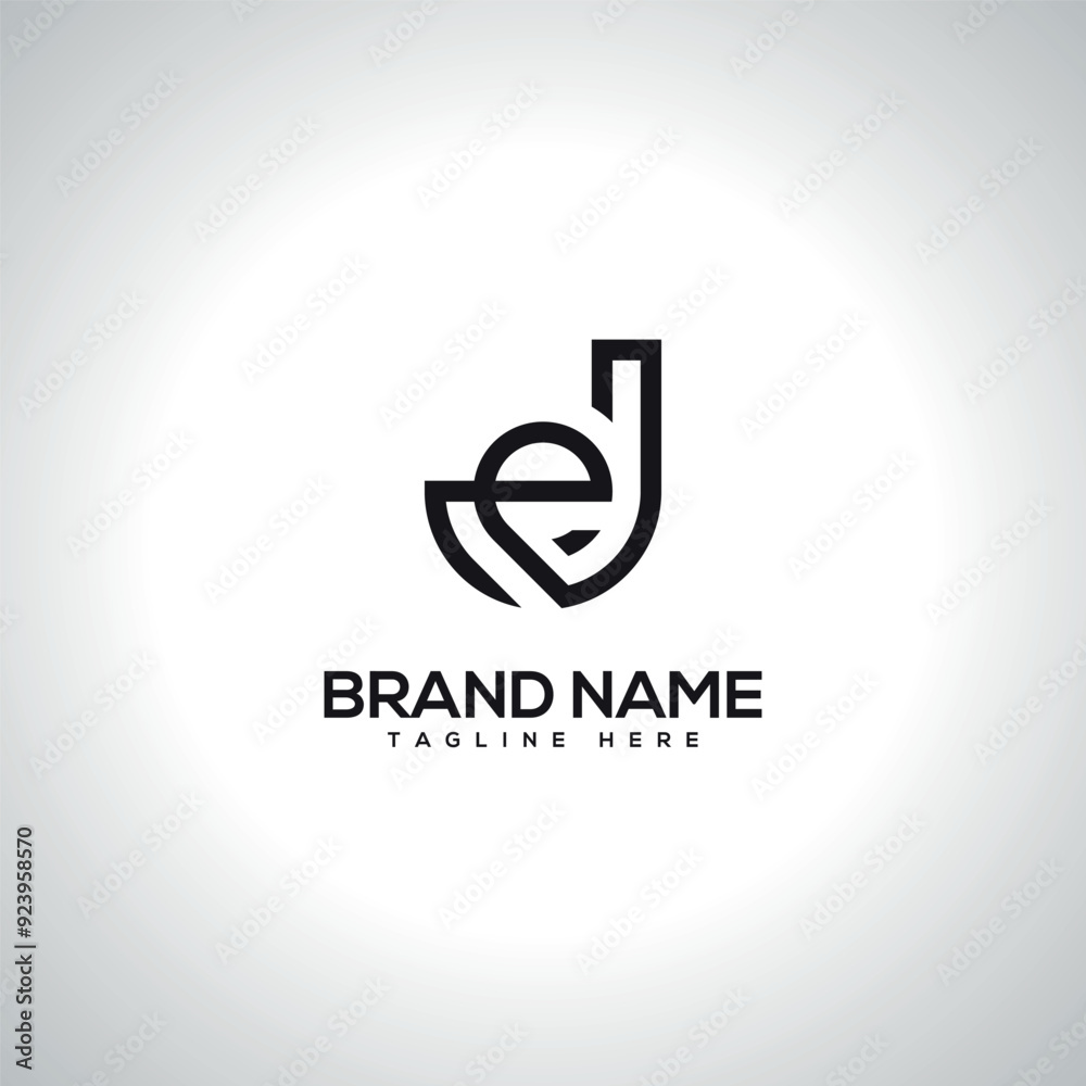 JE EJ Minimal Unique Letter Logo Design. Initial Vector Symbol. JE EJ Minimal Unique Letter Logo Design. Initial Vector Symbol.