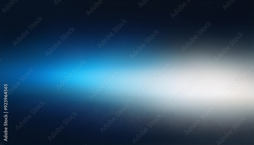 White blue black blurred abstract gradient on dark grainy background, glowing light, large banner size White blue black blurred abstract gradient on dark grainy background, glowing light, large banner size