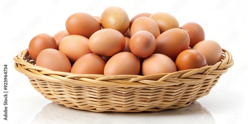 Basket of Brown Eggs, Wicker Basket, Eggs, Brown Eggs, Food ,basket, egg Basket of Brown Eggs, Wicker Basket, Eggs, Brown Eggs, Food ,basket, egg