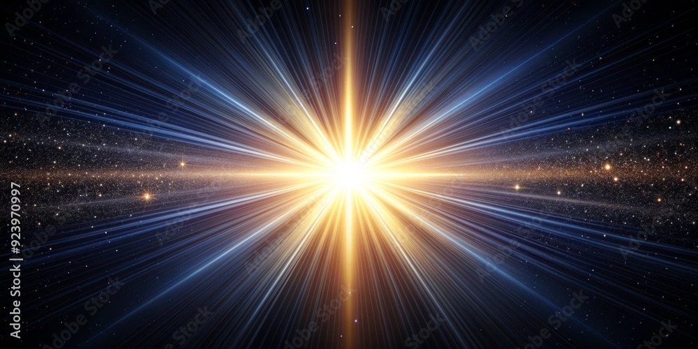 Cosmic Light Burst - Digital Art, Starry Night, Bright Rays, Space, Galaxy Cosmic Light Burst - Digital Art, Starry Night, Bright Rays, Space, Galaxy