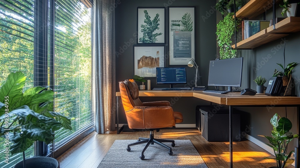 AI-Enhanced Home Office Setups: Home offices optimized for productivity with AI integration and management. AI-Enhanced Home Office Setups: Home offices optimized for productivity with AI integration and management.
