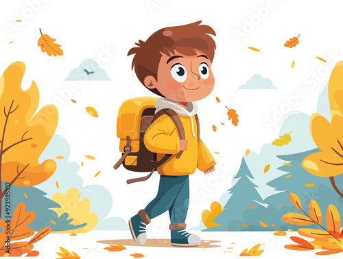 Back to school and education theme Vector illustration