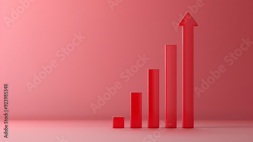 Free Download A wooden block with a red arrow pointing upwards - GFXLoad