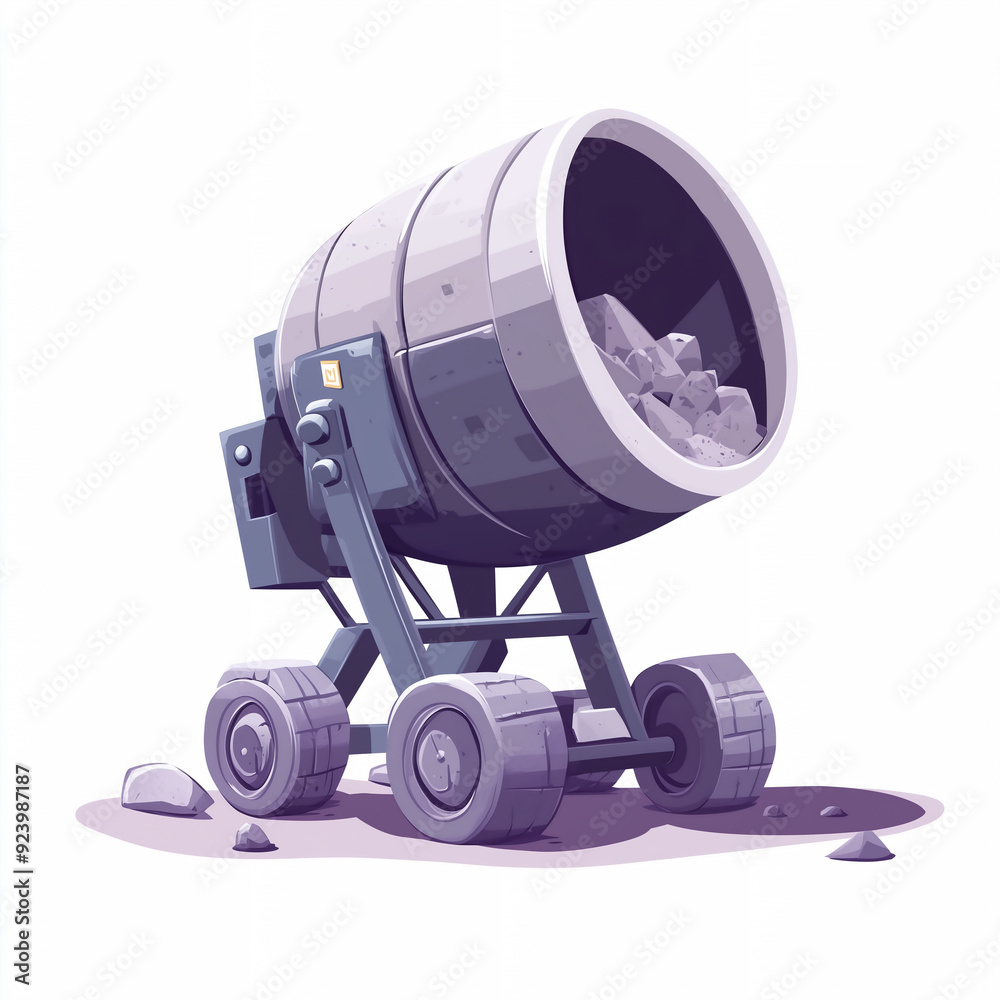 Cement Mixer Vector Icon: A Versatile Tool for Any Project, Concrete Machine Vector Illustration: Perfect for Graphic Design Projects Cement Mixer Vector Icon: A Versatile Tool for Any Project, Concrete Machine Vector Illustration: Perfect for Graphic Design Projects