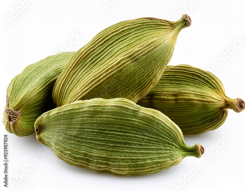 Wallpaper Mural Cardamom isolated with full depth of field on a white background Torontodigital.ca