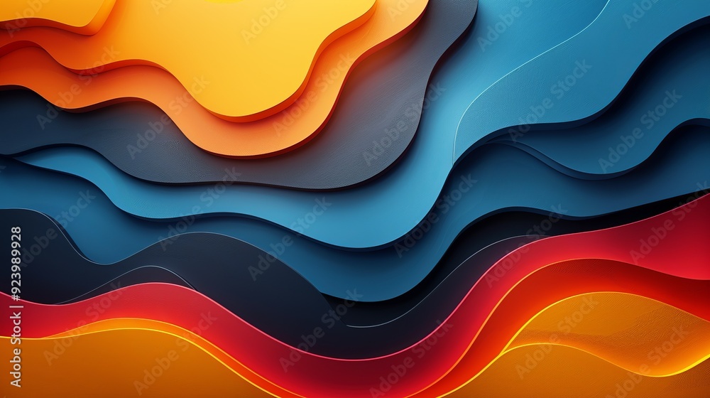 Modern abstract design with bold, angular shapes and a colorful, repeating pattern, featuring smooth gradients and a sleek, dynamic aesthetic for a contemporary feel. high resolution Illustration, in Modern abstract design with bold, angular shapes and a colorful, repeating pattern, featuring smooth gradients and a sleek, dynamic aesthetic for a contemporary feel. high resolution Illustration, in