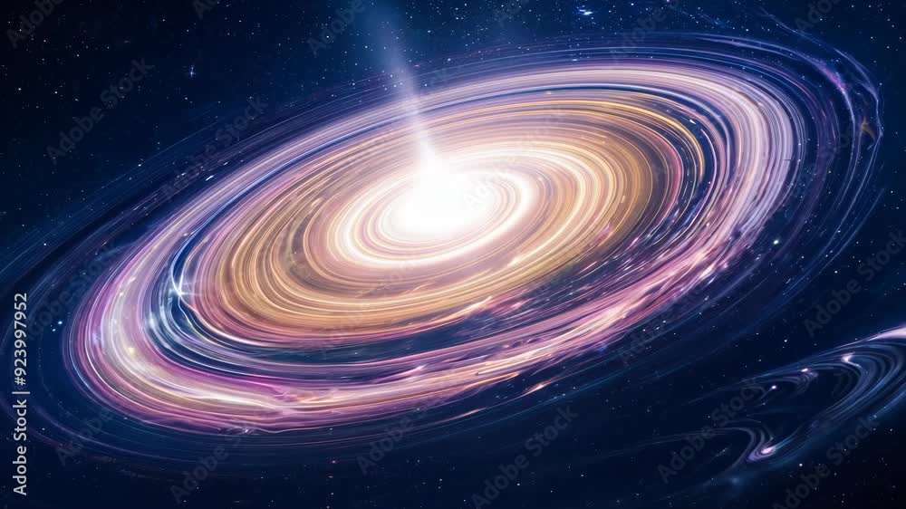 Vivid Galaxy with Swirling Stellar Arms Vivid Galaxy with Swirling Stellar Arms